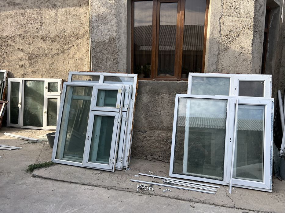 Б/У пластиковые окна,акфа терезелер;