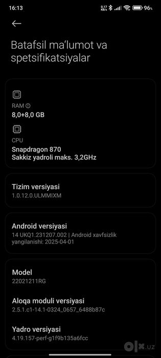 Poco F4 5g sotiladi