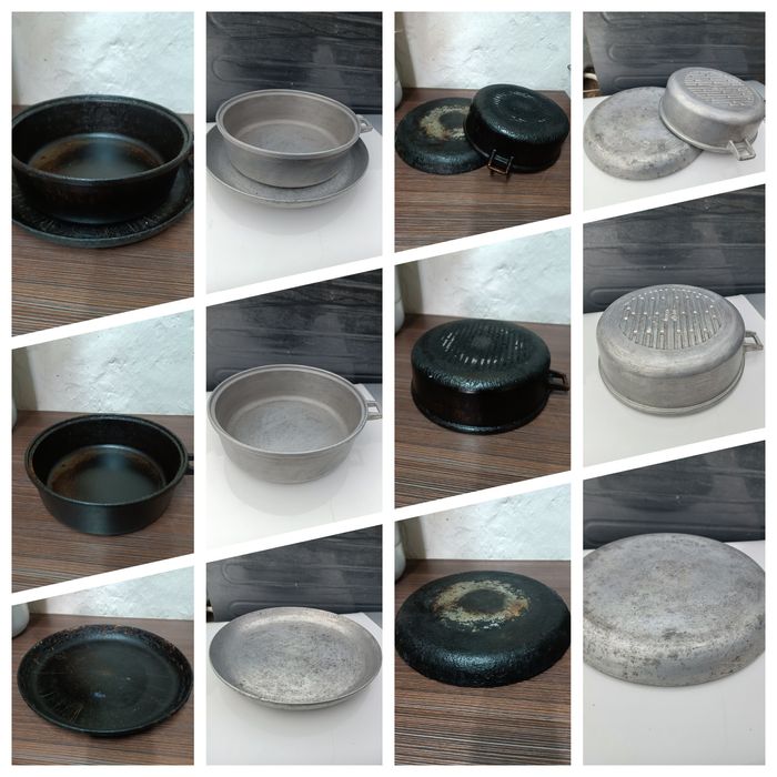 Чистка казана, сковороды