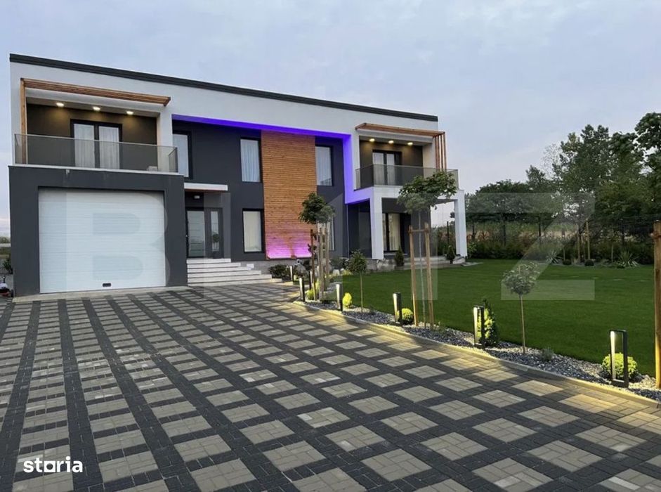 Casa moderna stil mediteranian, 252 mp construiti, zona rezidentiala B