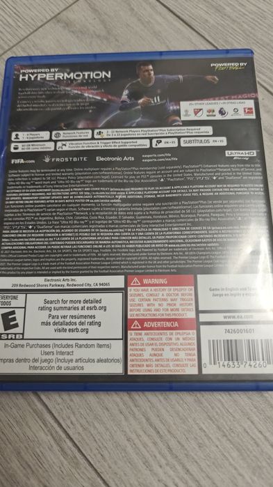 Fifa 22 на playstation 5