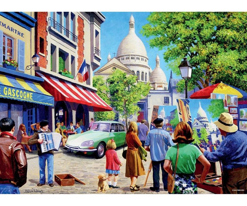 Пъзел Ravensburger 2x500 ел. - Спомен от Париж и Венеция