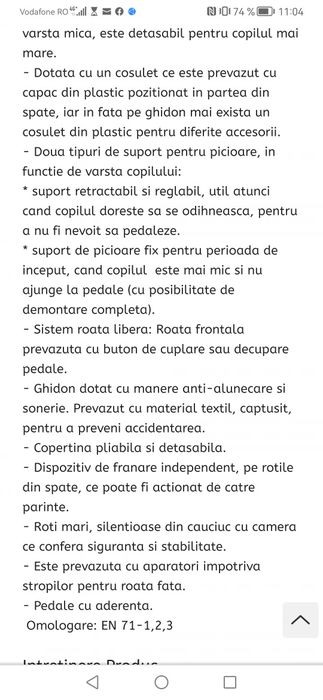 tricicleta copii