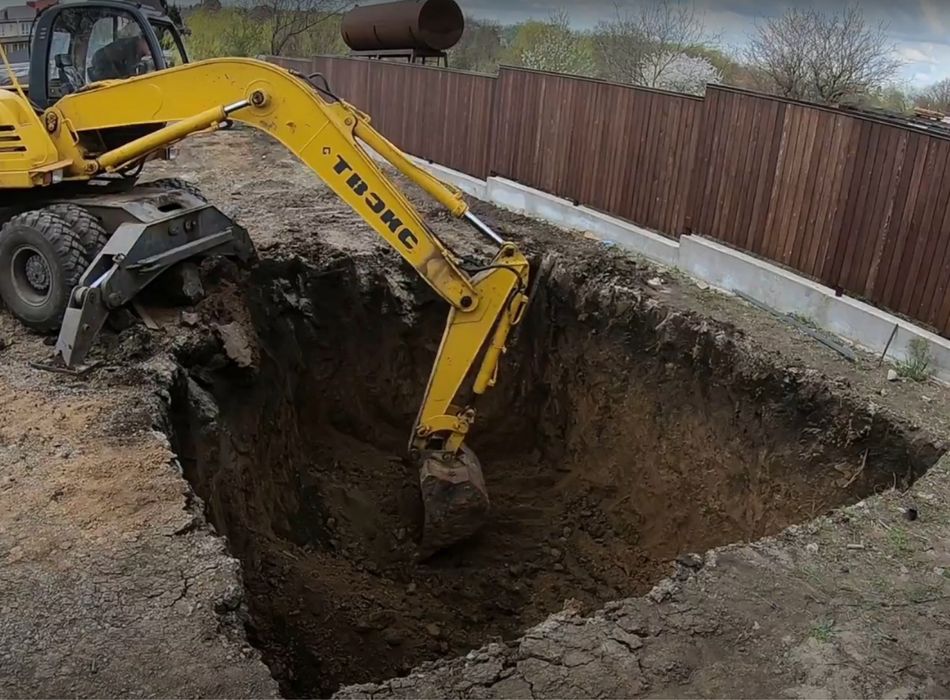 Услуги мини экскаватора Хундай 55