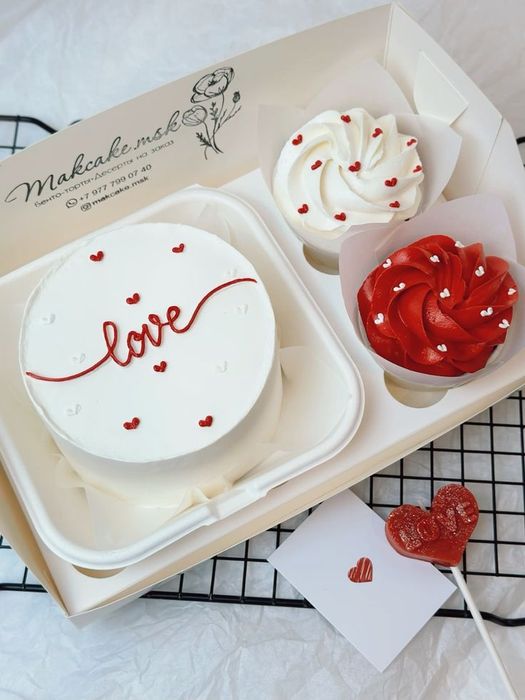 Чайный стол бенто торт капкейки