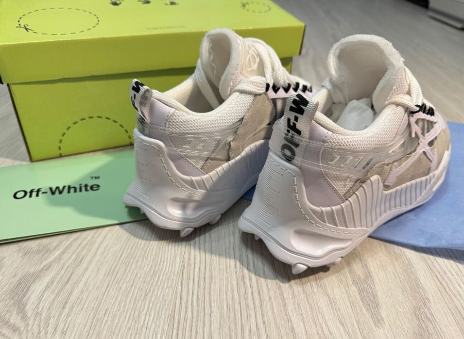 ULTIMELE PERECHI!! Adidasi / Sneakers Off-White Odsy 1000 Alb  Marimi 40-44 Unisex