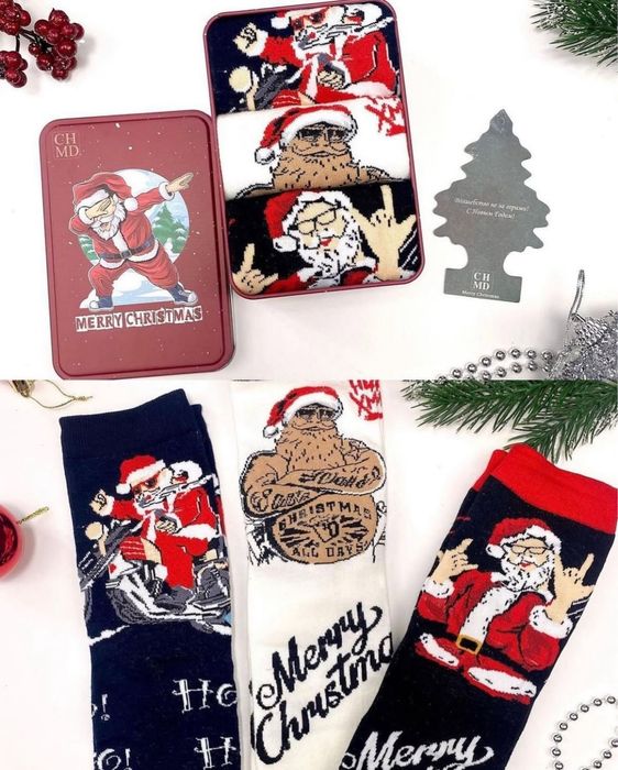 Новогодние носки