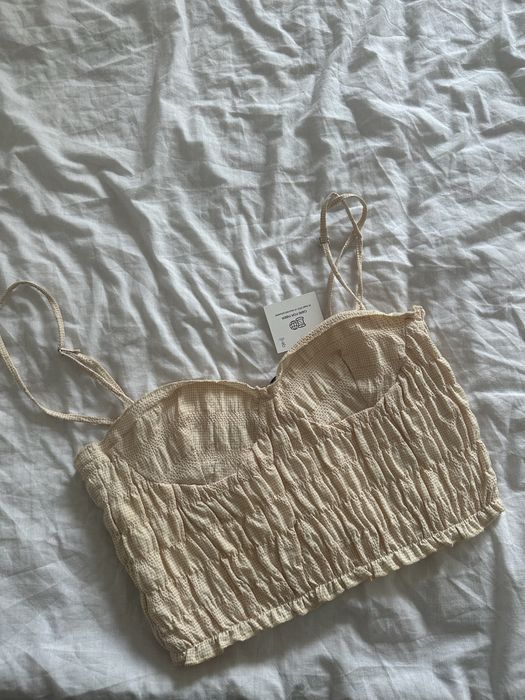 Дамски топ, бюстие Zara жълто