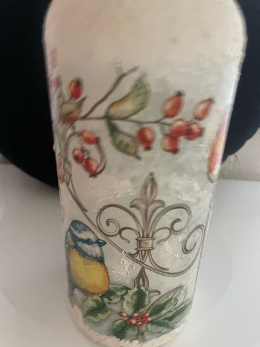 Ваза за цветя ръчна изработка