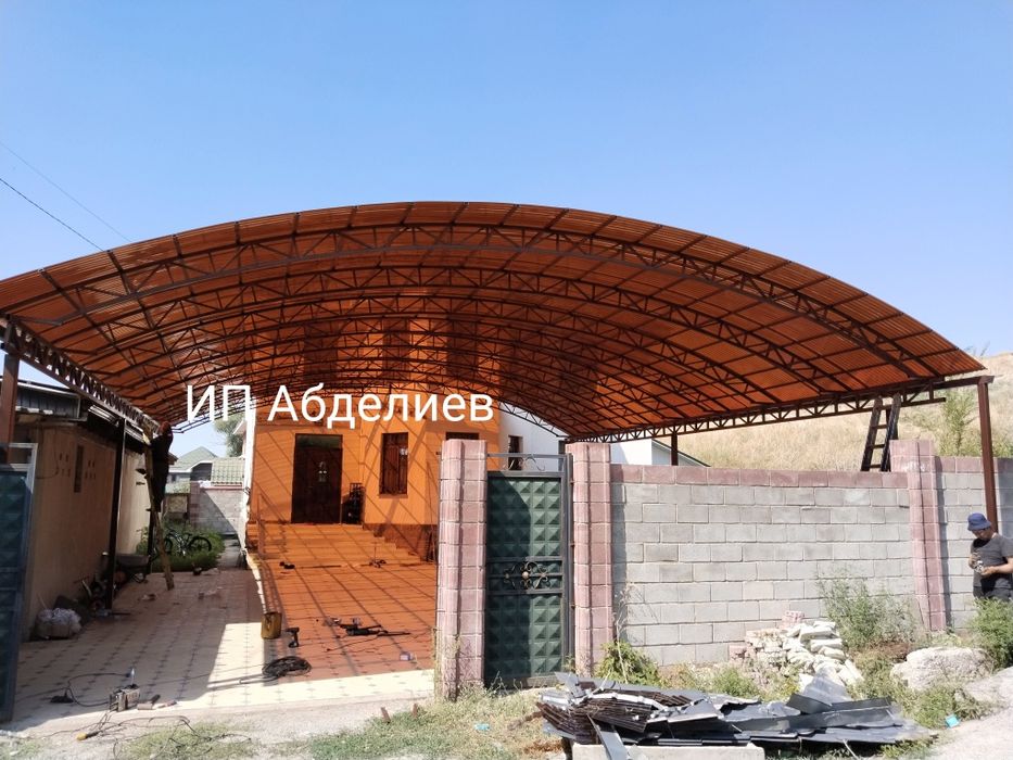 Навес ворота сварочный работы сварщик