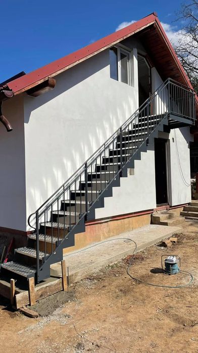 Confecționăm scări / scara metalice zincata pt casa, beci și incendiu