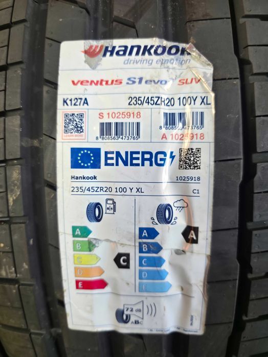 anvelope de vara - 235/45/20 - hankook - noi - dot 5122 !