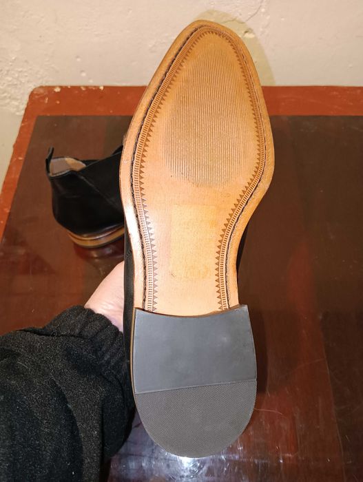 Ghete negre din piele pentru bărbați Aiden&Mason, marimea 44