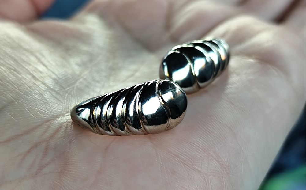 Масивни сребърни обеци