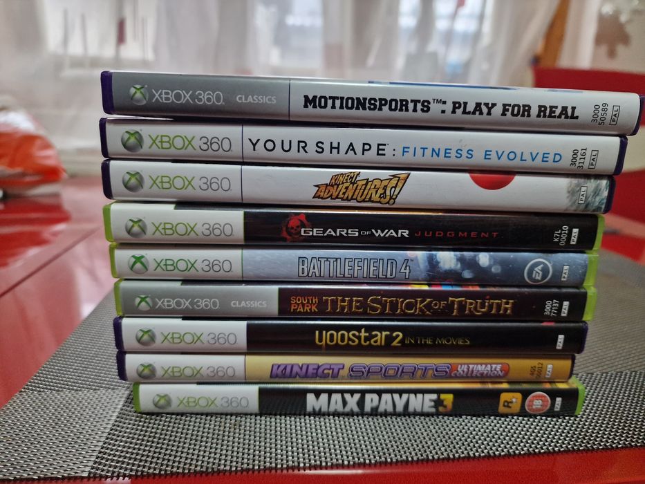 9 Jocuri Xbox 360 originale, functionale cu manual