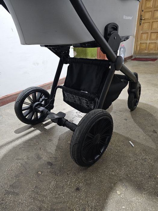 Cărucior 3 în 1 Krausman Rider Light Grey