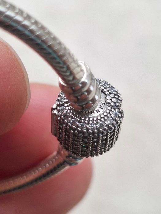 Нова сребърна гривна, модел на Пандора  - размер 16