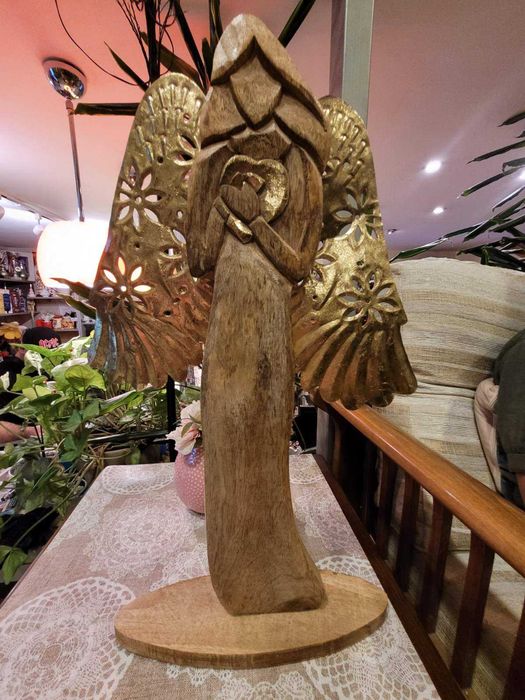 Дървена статуетка Ангел