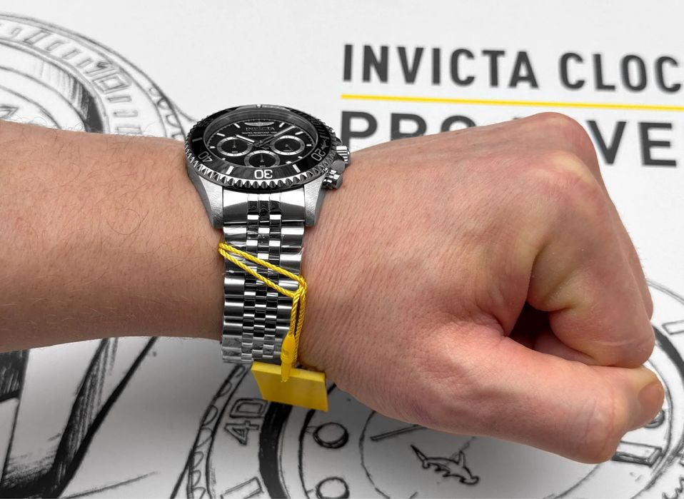 Американские часы Invicta Pro Diver Chronograph, кварцевый механизм
