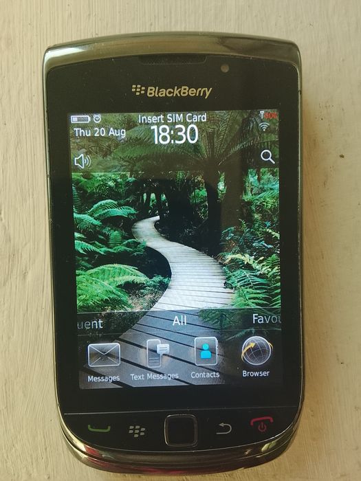 Blackberry 9800 - слайд
