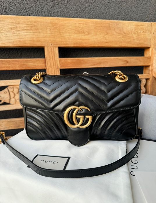 Geanta originala Gucci GG Marmont Matelasse Shoulder Bag