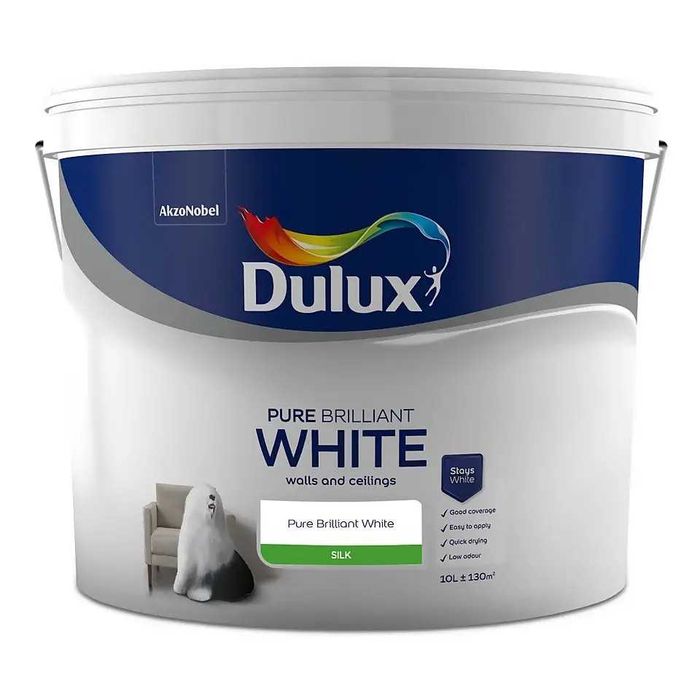Dulux silk, matt, weathershiield