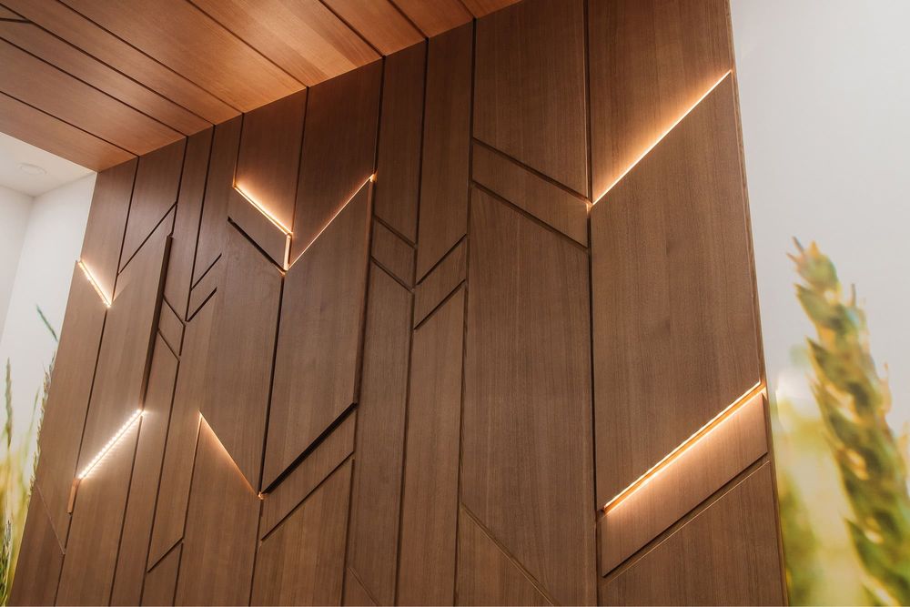 ПВХ панели. Стеновые бамбук панели шпон панели