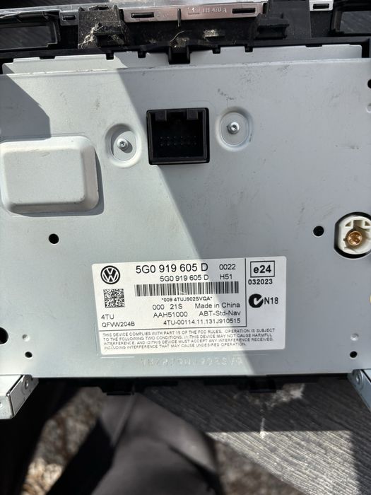 Multimedia и тунер Голф 7