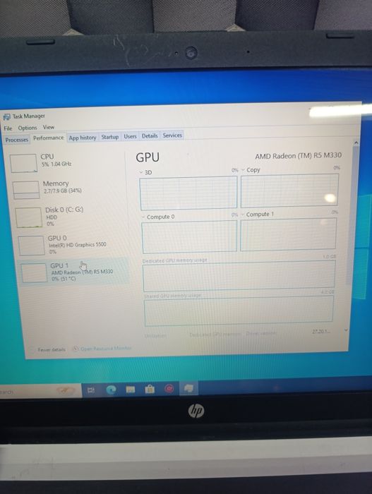 Laptop hp procesor i3 și video ATI Radeon  m330