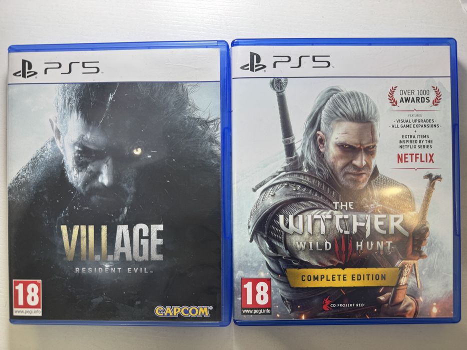 Resident Evil 8(Village);  Ведьмак3 PS5