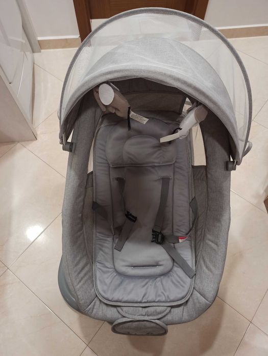 Kikkaboo Бебешка електрическа люлка Winks Grey