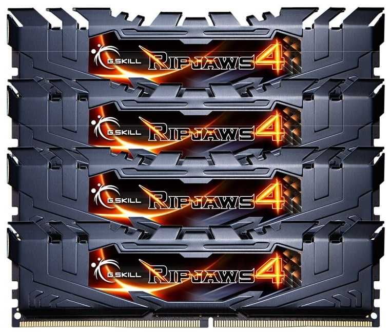 RAM 32GB 4x8gb G.SKILL Ripjaws 4 2400Mhz DDR4 KIT за компютър