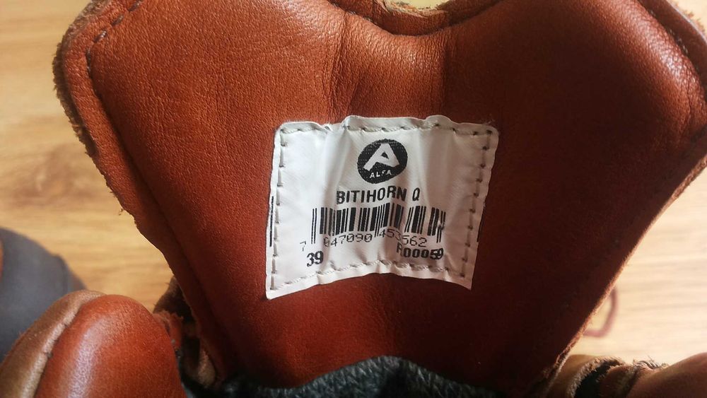 ALFA BITIHORN Q GORE-TEX Boots размер EUR 39 естествена кожа водонепромокаеми - 1106