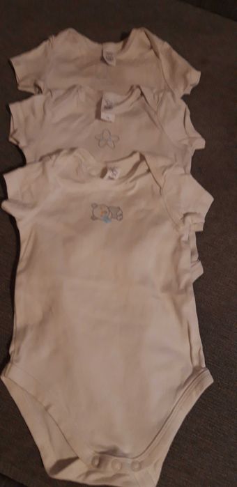 Комплект 12 памучни бодита (68 см) в отлично състояния