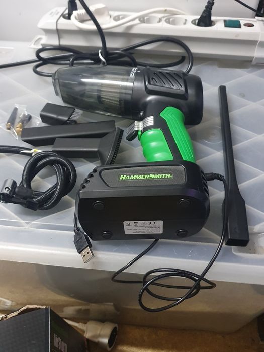 Безжична прахосмукачка с въздушен компресор