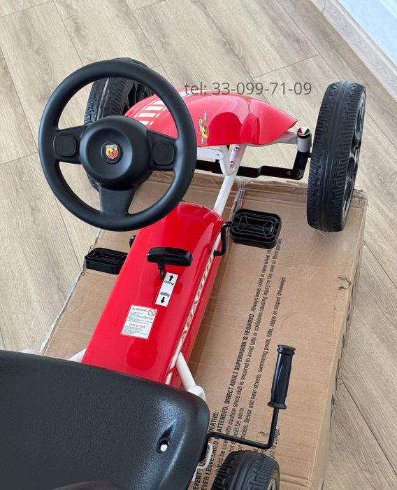 Детский Веломобиль педальный картинг Abarth | количество 9шт в наличии