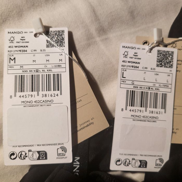 Сатенен гащеризон от Манго/Mango M и L размери