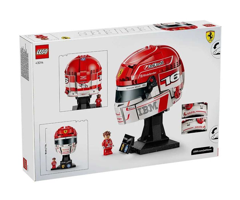 LEGO Каска Scuderia Ferrari Charles Leclerc – F1