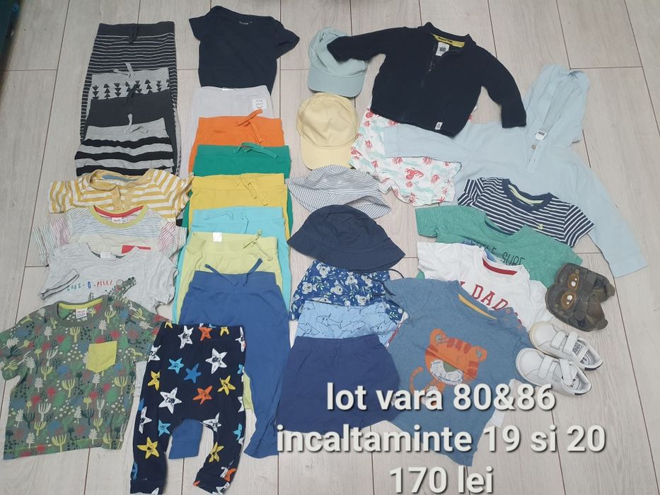 Lot haine marimea 0-6 luni 62, 68, 74, 80, 86