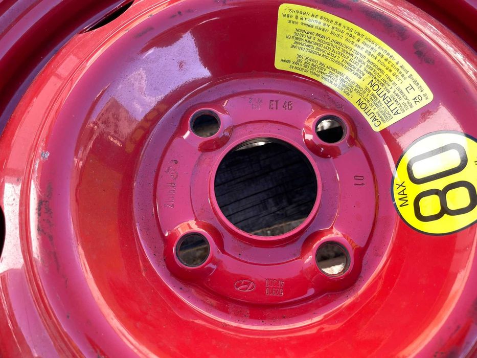 15 резервна джанта патерица 4х100 Hyundai I20 115/70/15