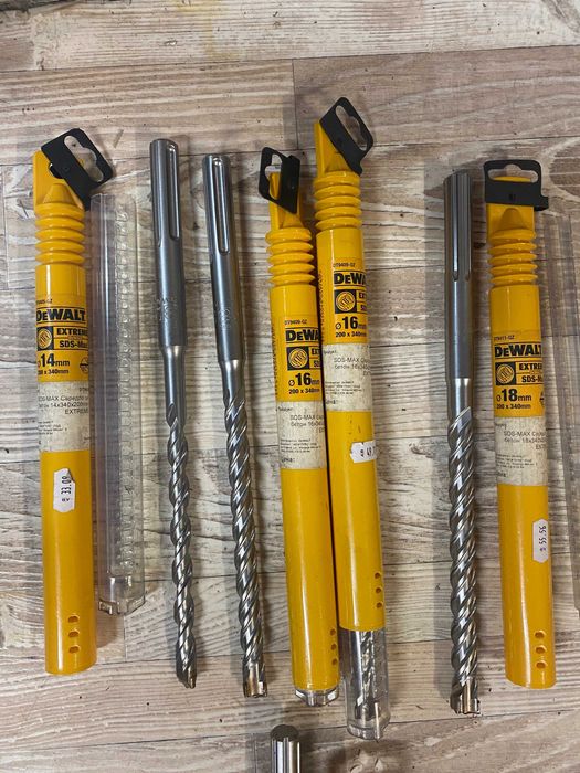 Свредло за бетон XLR, SDS Max Dewalt от  ø12 mm до ø40 mm