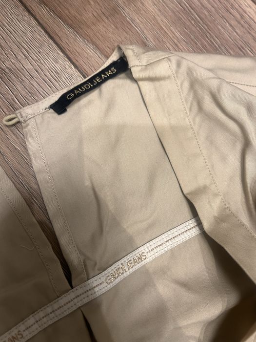 Gaudi дамски гащеризон в бежов нюанс от памук с лек и удобен силует