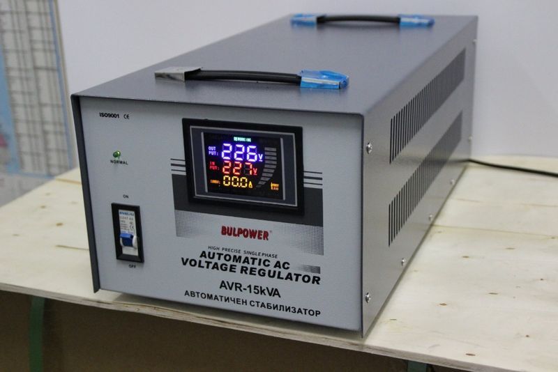Стабилизатори на ток и напрежение 15 KW BULPOWER с LED дисплей
