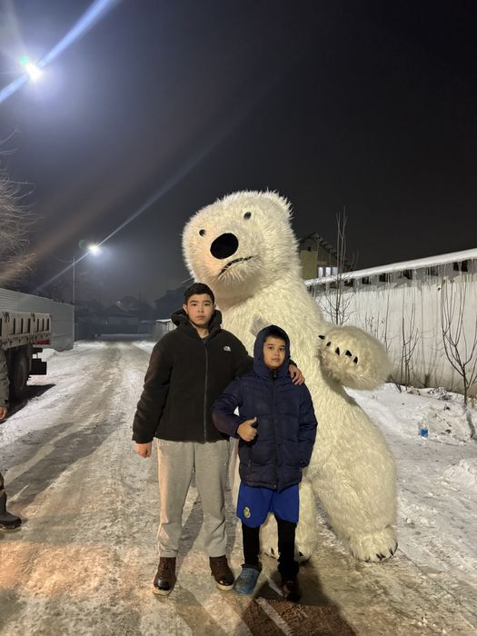 Тедди мишки Аниматоры Белы мишка