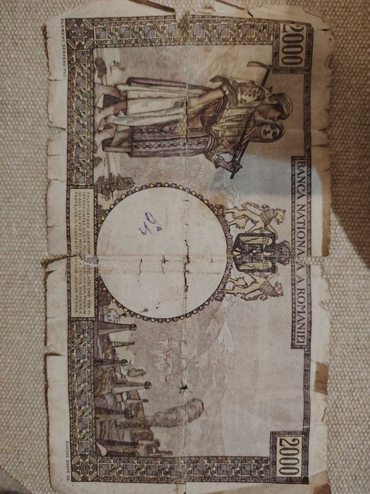 Bancnota veche de 2000 lei