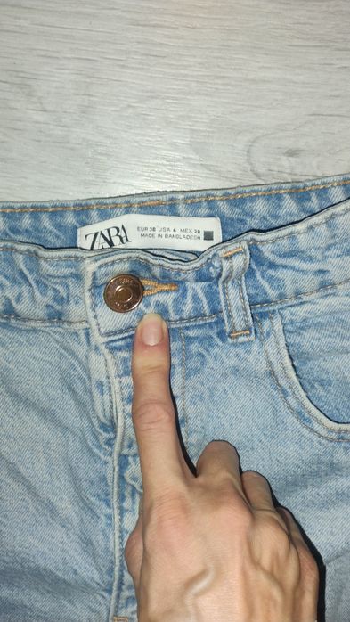Къси дънкови панталонки Zara