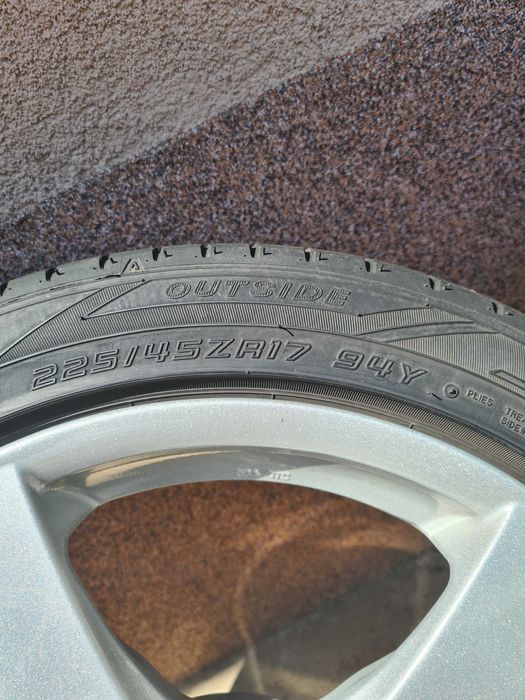 Jante OZ 17 cu cauciucuri 225/45/17