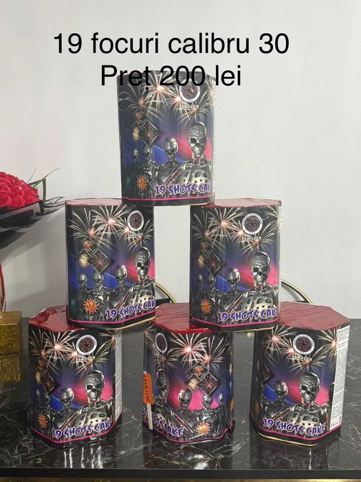 Bateri artifi 19 focuri calibru 30