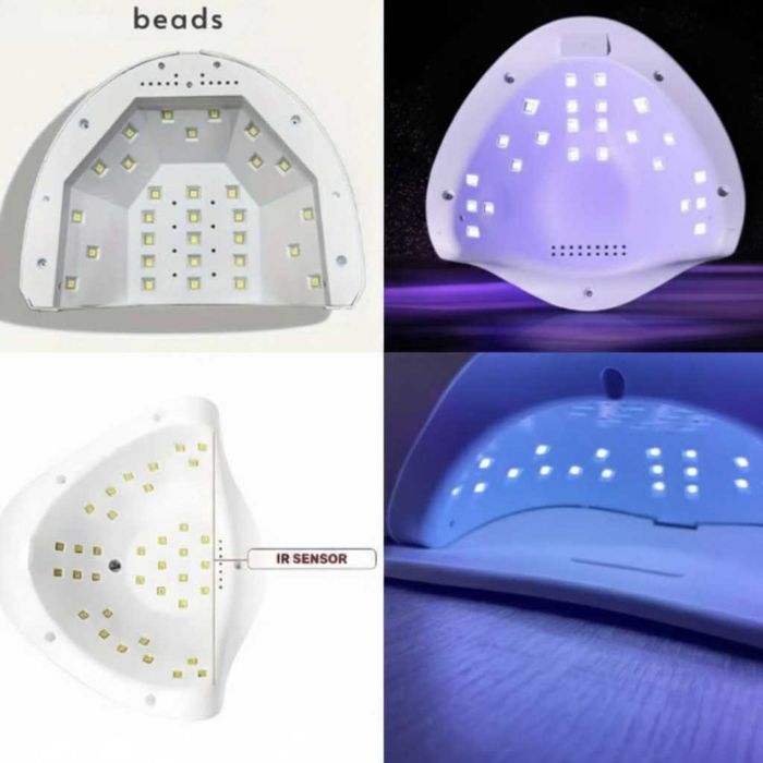 Професионална UV/LED лампа POLYUV –За всички гел лакове,авто сензор.