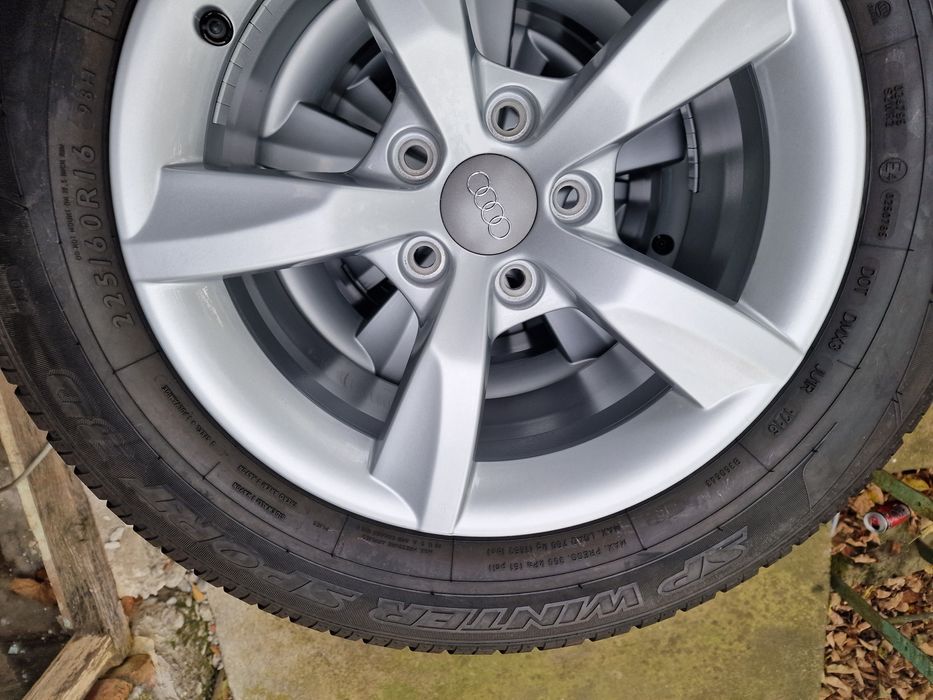 225 60 R 16 jante aliaj cu cauciucuri de iarna DOT 2016 ~ 5 x 112 ET37